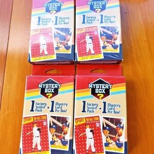 4x SEALED 2022 MJ HOLDINGS Topps Baseball MYSTERY Box Walgreens Exclusive Hanger